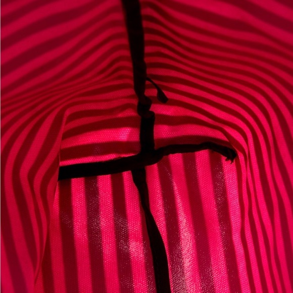 Henri Bendel New York Canvas Magazine Striped Tote Bag - Picture 5 of 7